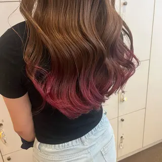 カラー すみす🎀ヘアメ/ 艶カラー/エクステのヘアスタイル