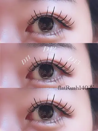 マツエク・マツパ 🫧飛山琉桜/二条 ネイルアート/束感のマツエク・マツパデザイン