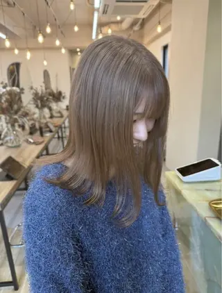 ミディアム カラー 髪質改善/艶カラー /yaekaのヘアスタイル