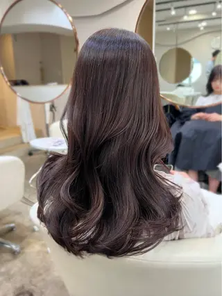 ロング 🤍🤍韓国ヘア おたけ🤍🤍のヘアスタイル