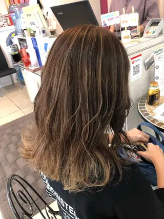 セミロング カラー 🤎ベージュカラー/ 髪質改善/山岸🤎のヘアスタイル