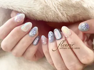 ネイル フルリール 【プライベートサロンのネイルデザイン
