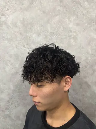 ミディアム パーマ メンズ 🔹20代メンズ✖️ パーマ/ℕ𝕆ℝ𝕀のヘアスタイル