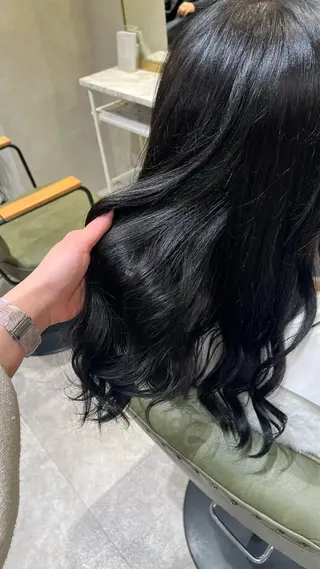 セミロング カラー 新宿/ヘアカラー AiNAのヘアスタイル