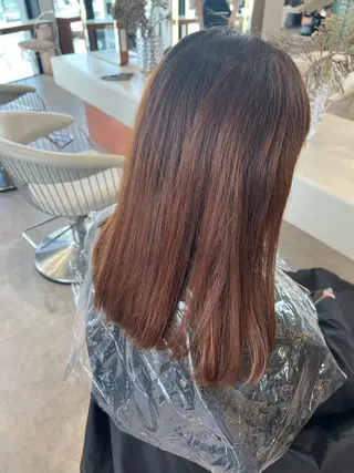 ミディアム カラー ✨髪質改善 縮毛矯正 艶髪 立川 コウキ✨のヘアスタイル