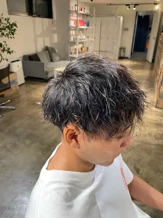 パーマ メンズ メンズパーマ 特化/中川拓也のヘアスタイル