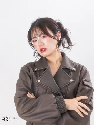 ヘアアレンジ broaden by anon所属・瀧上 寧音のヘアスタイル