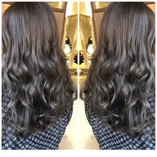 セミロング カラー 小山内 龍一郎 店長のヘアスタイル