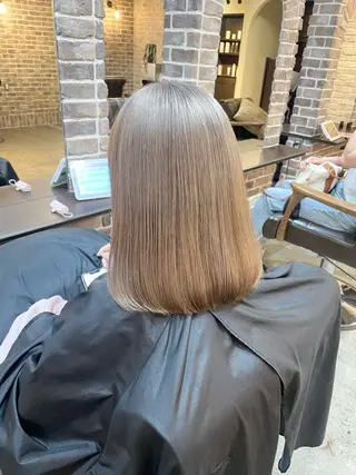 ミディアム カラー ACROあべの店所属・艶カラー/インナー /グラデ/大西小百合のヘアスタイル