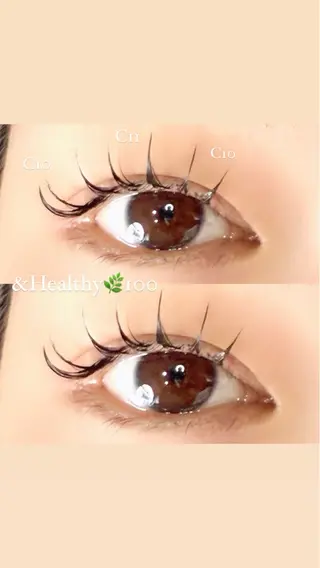 マツエク・マツパ 🩰yuri🩰 似合わせ/束感のマツエク・マツパデザイン