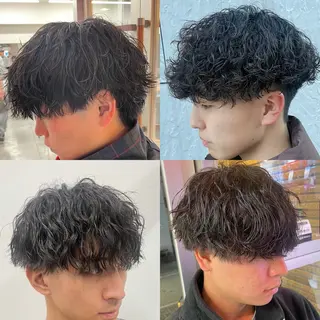 パーマ メンズ 町田エリアＮｏ．１/ パーマ特化/太田京希のヘアスタイル