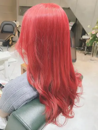 ロング カラー 𝐑𝐈𝐍𝐊𝐀 🐣🩷のヘアスタイル