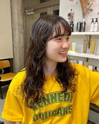 ロング パーマ OLSEN D.B.A BALLOON HAIR所属・表参道OLSEN✂︎ nanamiのヘアスタイル