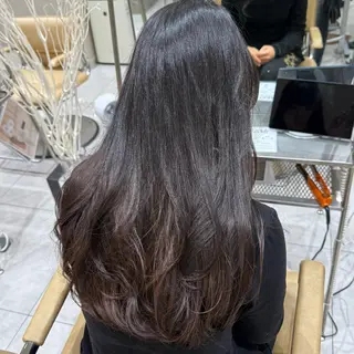 ロング 韓国レイヤー｜ 透明感カラー｜ココナのヘアスタイル