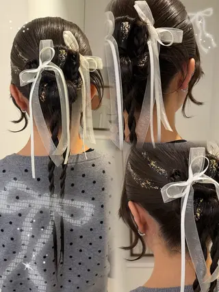 ヘアアレンジ アレンジ/ブラウン カラー HARU🕯のヘアスタイル