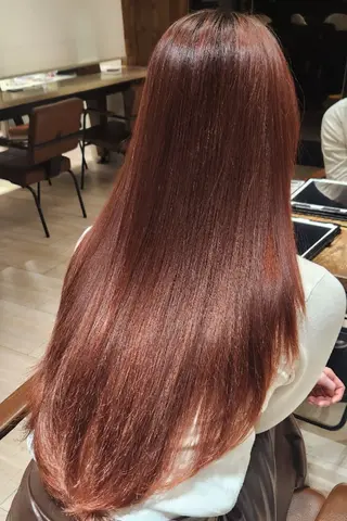 ロング カラー Nanako。/韓国 ヘア/顔周りカットのヘアスタイル