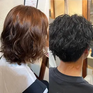 パーマ メンズ 岩田 実那のヘアスタイル
