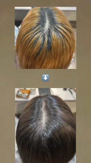 カラー 森 泉琴のヘアスタイル