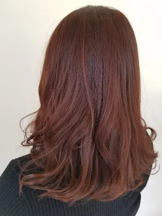 カラー ミディアム 髪質改善/ハイライト 小林秀樹のヘアスタイル