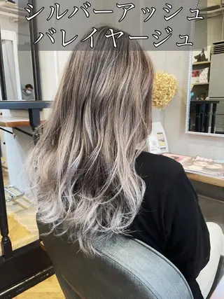 セミロング カラー エクステ指名No.1 【店長】橘田のヘアスタイル