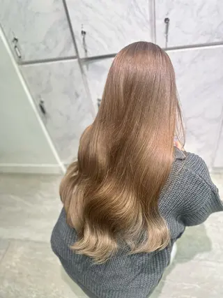 ロング プルエクステ/カラー ⭐️KIR̋Aのヘアスタイル