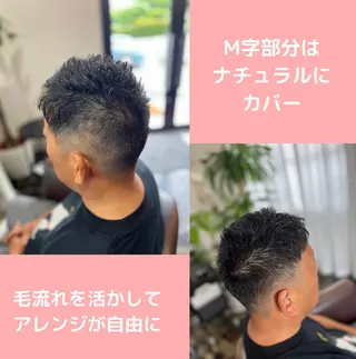 メンズ 薄毛専門 メンズカットREEのヘアスタイル