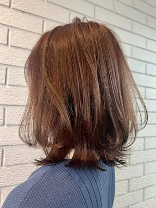 ミディアム カラー 髪質改善✨艶カラー MASAYAのヘアスタイル