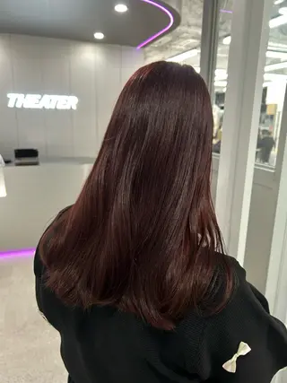 ロング カラー 愛結 暖色カラー🎀🩰のヘアスタイル
