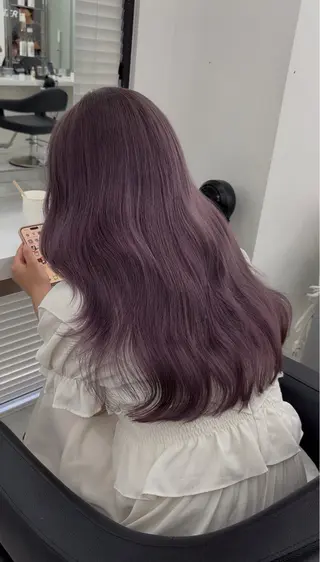ロング カラー 海外girl/ハイト ーン/riko🫧のヘアスタイル