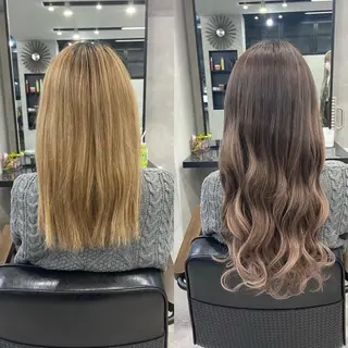 ロング カラー ヘアアレンジ ar+ ❤︎ maiのヘアスタイル