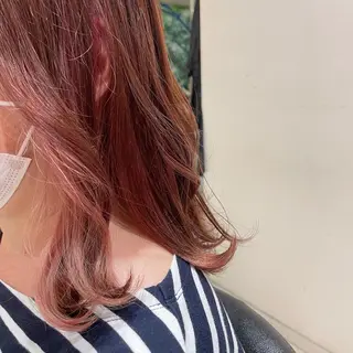 ミディアム カラー 松本 美涼のヘアスタイル