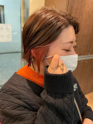 ショート カラー little×PORTO sannomiya所属・福田 ジュンキのヘアスタイル