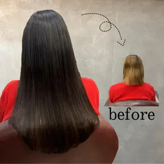 ロング CS made by SHACHU栄店所属・❤️‍🔥シールエク ＋カラー京❤️‍🔥のヘアスタイル