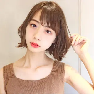 ミディアム カラー amber池袋所属・徳本 駿太のヘアスタイル