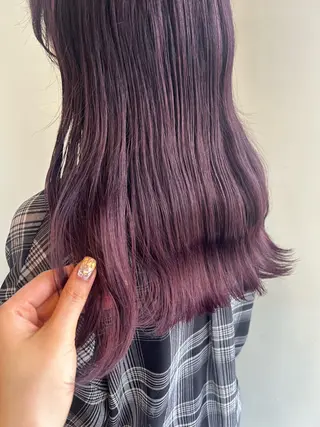 ロング カラー hair lapis上地所属・ハヤシ ユウカのヘアスタイル