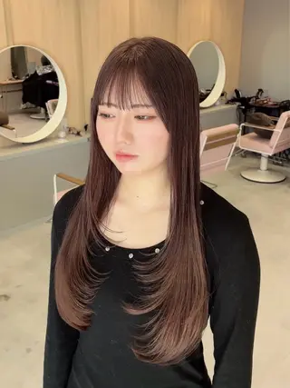 小顔×韓国レイヤー/ 骨格診断/Rikuのヘアスタイル