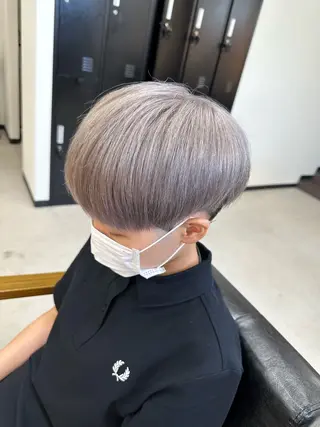 ショート カラー メンズ 𝐑𝐲𝐮𝐤𝐢 【店長】ALEAPのヘアスタイル