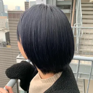 ショート カラー ボブ美容師 /馬場 翼のヘアスタイル