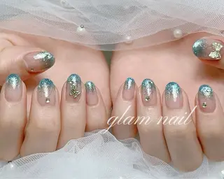 ネイル エツメ💅 長さだし🎀デザインのネイルデザイン