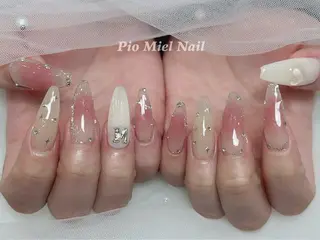 ネイル HANA 長さだしのネイルデザイン