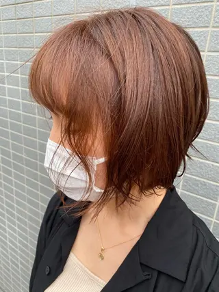 ショート カラー ヘアアレンジ パーマ指名No1 /namiのヘアスタイル