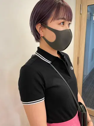 ショート 大迫 江梨のヘアスタイル