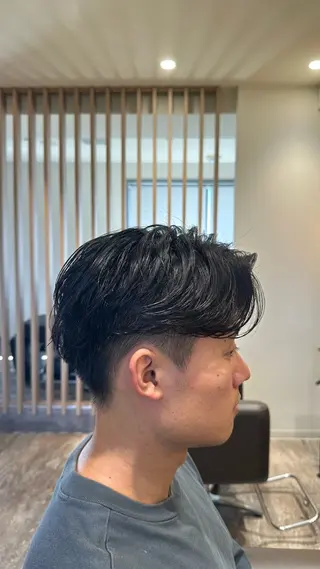 パーマ メンズ 【メンズパーマ】比嘉 啓人のヘアスタイル