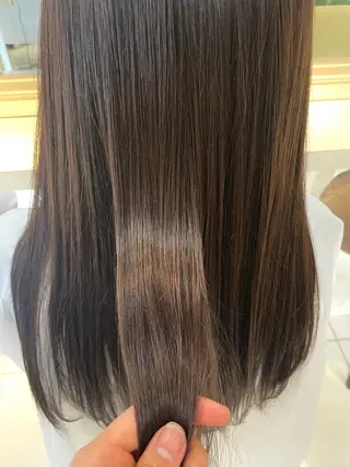 ロング ちぐさ/暖色/ ワンカラー🤍のヘアスタイル