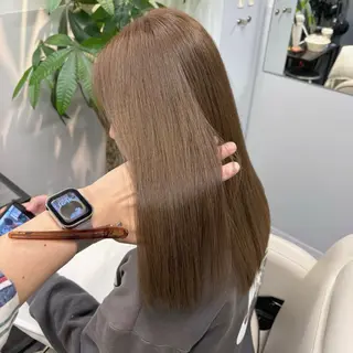 ロング カラー ブリーチなしカラー/ 髪質改善/寺門束のヘアスタイル