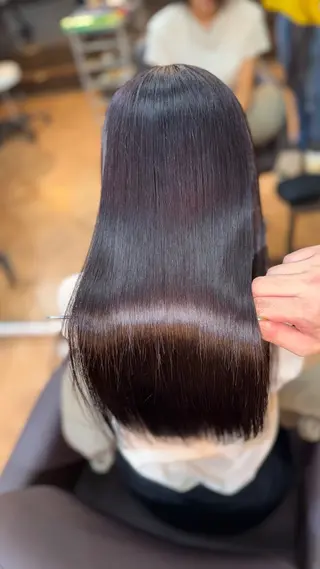 セミロング 髪質改善 晟之介のヘアスタイル