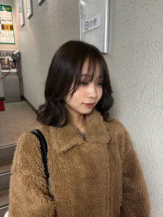 ミディアム カラー 透明感カラー 🧚‍♂️さえのヘアスタイル