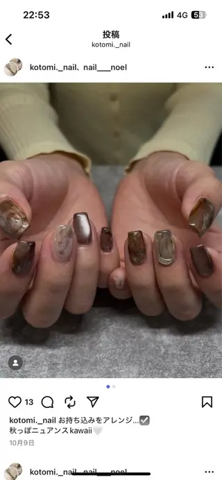 ネイル marl所属・【marl】 ことみのネイルデザイン