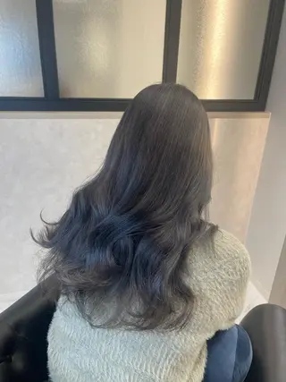 ロング カラー &chaLme   心斎橋所属・emi/髪質改善/ 韓国風/艶カラーのヘアスタイル