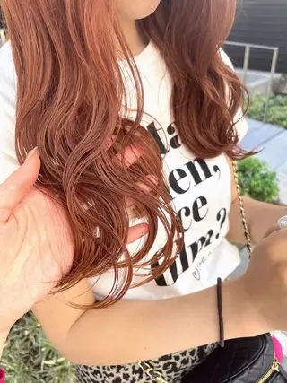 ロング カラー 梅田/美髪カラー/ ガーリー🎀/Noeのヘアスタイル